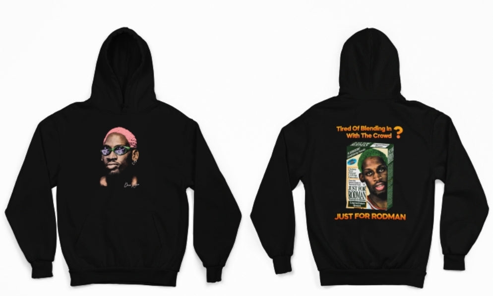 Dennis rodman greatest rebounder of all time just for men spoof hoodie