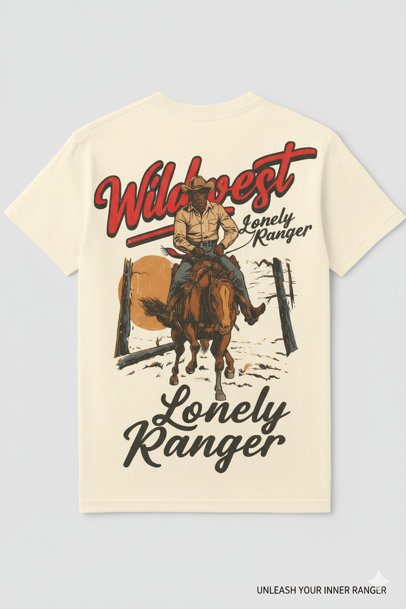 Wild West "unkown Lonely Ranger" Graphic Tee