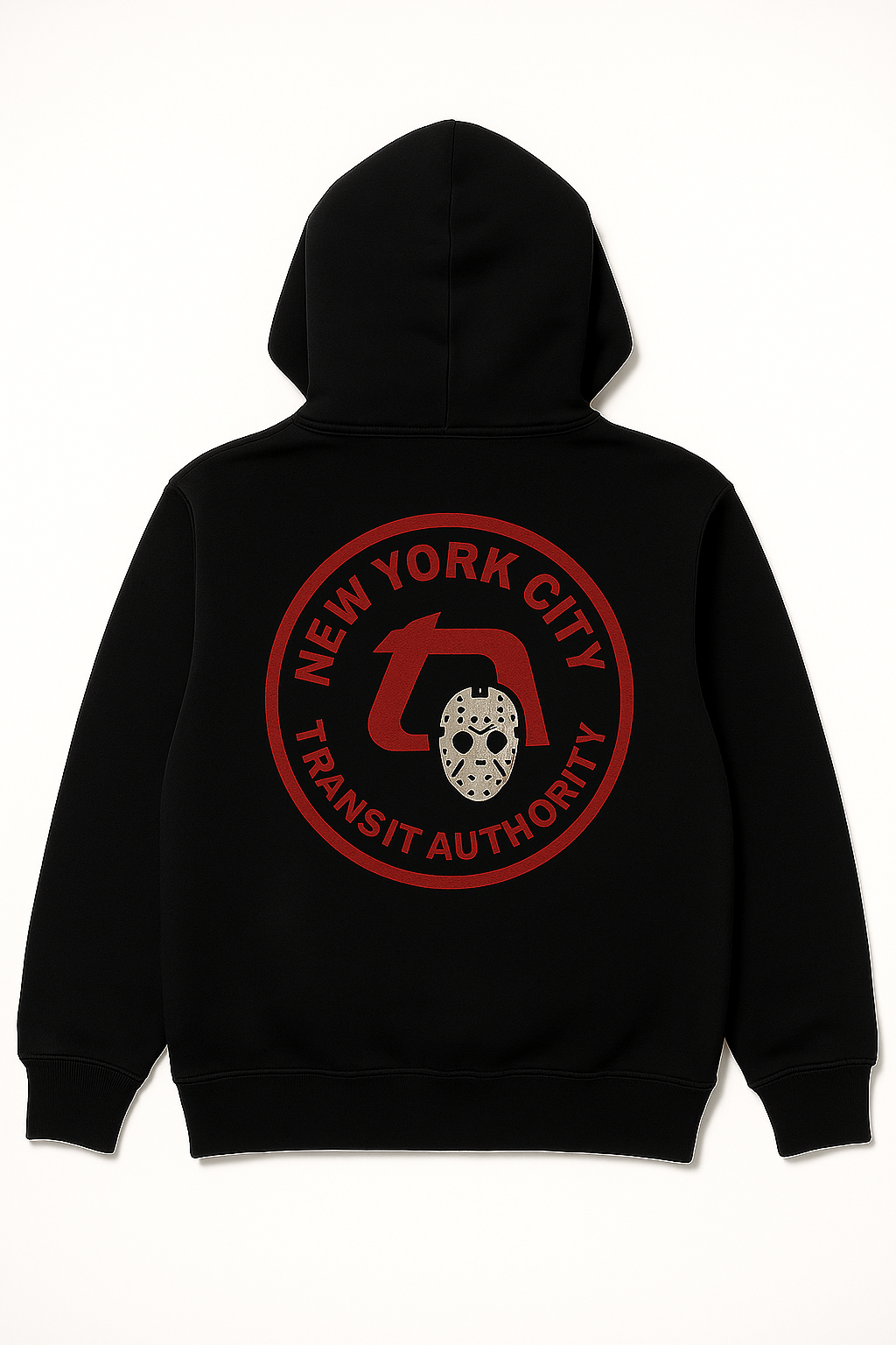 NYC Transit Authority Hoodie – Horror Edition (Jason Mask)