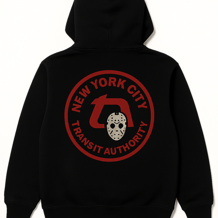 NYC Transit Authority Hoodie – Horror Edition (Jason Mask)