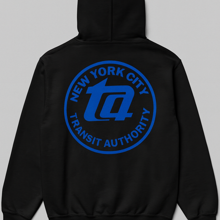 NYC Transit Authority Hoodie – Transit Blue Edition 🚊