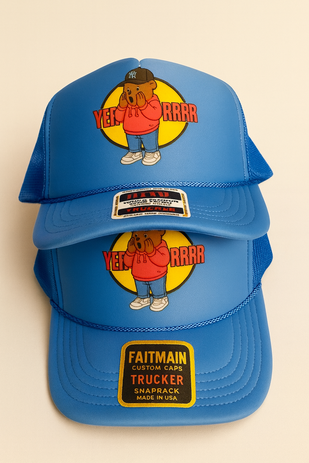 YOUTH YERRRRBEAR TRUCKER HAT