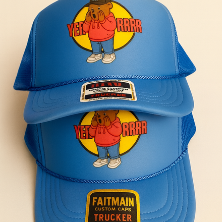 YOUTH YERRRRBEAR TRUCKER HAT